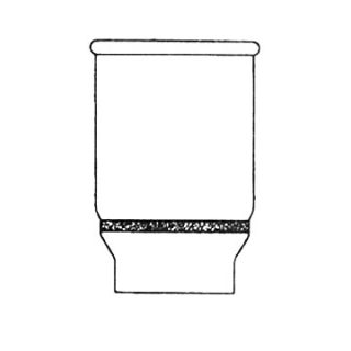 CADINHO DE VIDRO COM PLACA POROSA (TIPO GOOCH) Nº 03 30ML