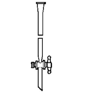COLUNA CROMATOGRÁFICA COM TORNEIRA VIDRO 40X400MM
