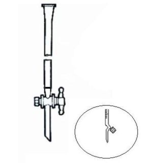 COLUNA CROMATOGRÁFICA COM TORNEIRA ROSCA FLOW E PLACA POROSA Nº 01,02,03, OU 04 - 50X500MM
