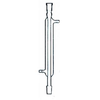 CONDENSADOR DE LIEBIG TIPO RETO COM 2 JUNTA 24/40 MACHO E FÊMEA 400MM