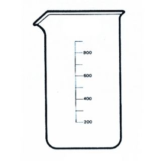 BEQUER VIDRO BOROSILICATO FORMA ALTA (BERZELIUS) GRADUADO 100ML LABORGLÁS