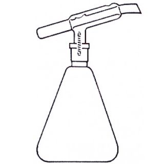 PIPETA KIPP - TIPO BICO DE PAPAGAIO COM JUNTA 24/40 CAPACIDADE 2ML E ERLENMEYER 250ML