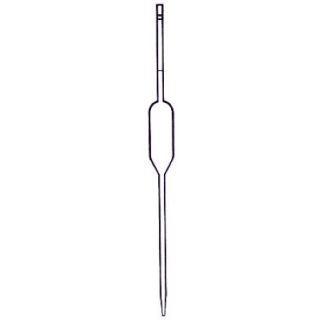 PIPETA VOLUMÉTRICA 1 TRAÇO ESGOTAMENTO TOTAL CAPACIDADE 0,5ML