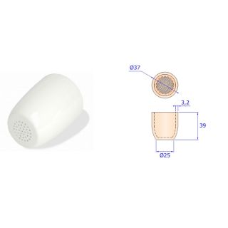 CADINHO TIPO GOOCH DE PORCELANA CAPACIDADE 30ML - G1