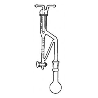 APARELHO PARA DETERMINAÇÃO DE CLEVENGER (SÓ O BALÃO F.RED.GARGALO LONGO) 125ML