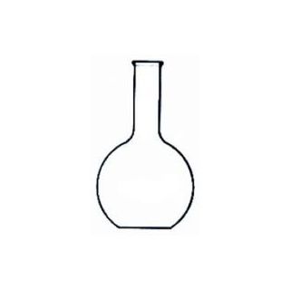 BALÃO FUNDO CHATO COM ORLA CONFORME PADRÃO ISO 250ML