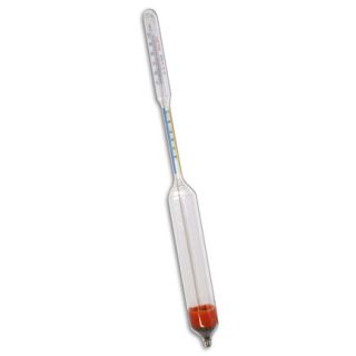 Densímetro Lacto-densímetro 15/40:1g/ml com Termômetro 0+50:1ºc Hg Aferido a 15ºc