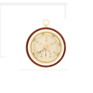 Termo-Barometro Base Madeira