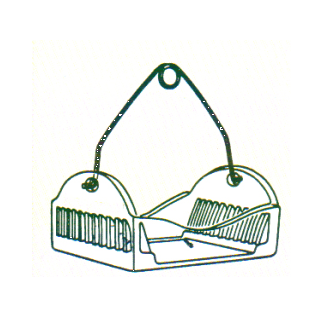 BERÇO DE VIDRO COM ALÇA INOX 88X40X70MM