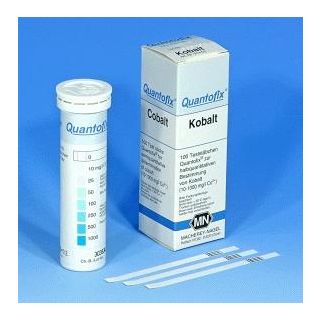 TESTE RÁPIDO - INDICADOR DE COBALTO 0-10-25-50-100-250-500-1000mg/L Co2+ QUANTOFIX