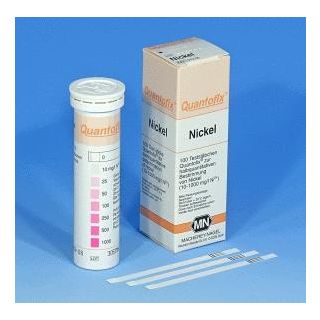 TESTE RÁPIDO - INDICADOR DE NÍQUEL 0-10-25-50-100-250-500-1000mg/L Mo6+ QUANTOFIX