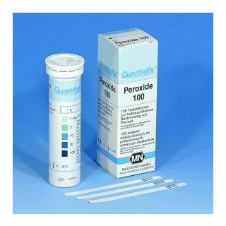 TESTE RÁPIDO - INDICADOR DE PERÓXIDO 0-1-3-10-30-100mg/L H2O2 QUANTOFIX