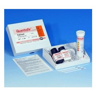 TESTE RÁPIDO - INDICADOR DE CÁLCIO 0-10-25-50-100mg/L CA2+ QUANTOFIX