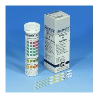 TESTE RÁPIDO - INDICADOR DE DUREZA TOTAL / CARBONATO / PH 0-5-10-15-20-25°d / 0-3-6-10-15-20°d / 6,4-6,8-7,2-7,6-8-8,4 QUANTOFIX