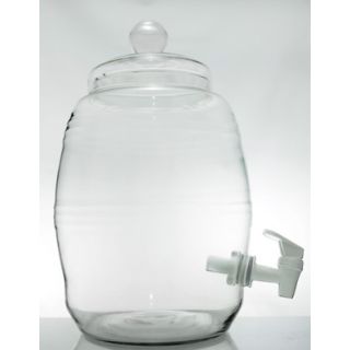 BARRIL DE VIDRO COM TORNEIRA PLÁSTICA DE 10000ML (BARRILETE)