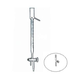 BURETA SEMI AUTOMÁTICA INCOLOR 3 VIAS COM PONTO ZERO TORNEIRA ROSCA FLOW 10ML