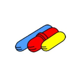 Barra Magnetica Cilindrica Sem Anel Dimensoes 7x20mm - Amarelo