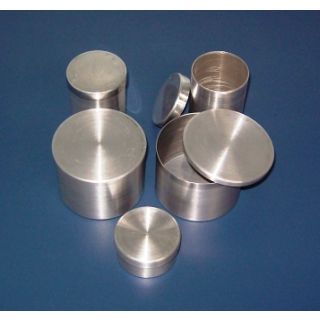 CAPSULA ALUMINIO CILINDRICA COM TAMPA CAPACIDADE 140ML DIMENSOES 90X25MM