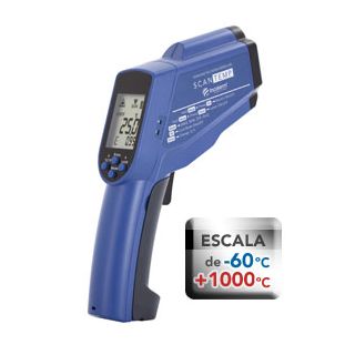 TERMÔMETRO PIRÔMETRO INFRAVERMELHO -60+1000ºC LASER DUPLO