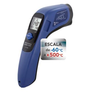 TERMÔMETRO PIRÔMETRO INFRAVERMELHO -60°C+500ºC