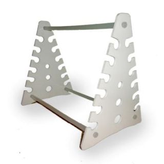 SUPORTE PARA PIPETA POSICAO HORIZONTAL PVC PARA 10 PIPETAS (TRIANGULAR)