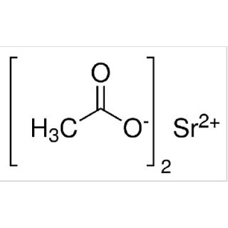 Acetato De Estrôncio 100g - Sigma Aldrich Fórmula (CH3CO2)2Sr CAS 543-94-2