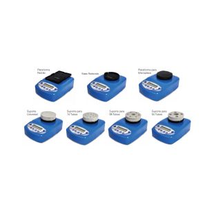 Agitador multiplataformas para tubos e microplacas 300 a 3000rpm