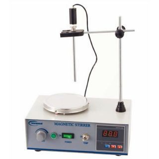 AGITADOR MAGNETICO COM AQUECIMENTO CAPACIDADE 4L VARIAVEL 30 A 2400RPM