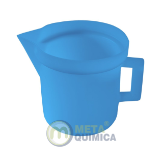 Jarra PE Graduado no Molde Cor Azul Capacidade 7L (caneco PE Graduado)