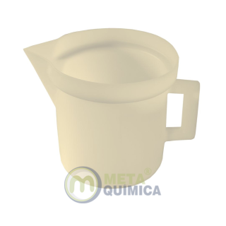 Jarra PE Graduado no Molde Cor Bege Capacidade 7L (caneco PE Graduado)