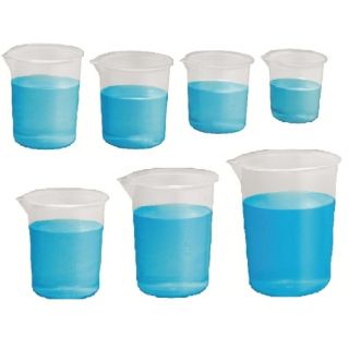 Bequer Pp Graduado Alto Relevo Capacidade 250mL - J.Prolab