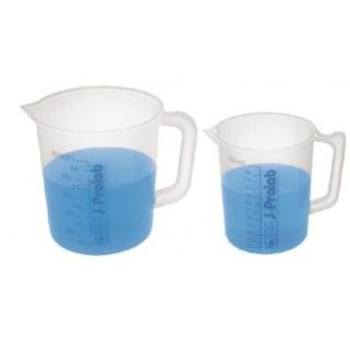 Bequer PP Graduado Silk-Screen Capacidade 600mL Com Alca - J.Prolab