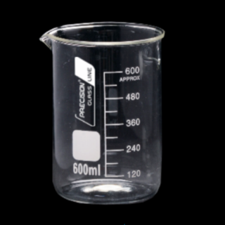 Bequer Vidro Forma Alta (Berzelius) Graduado 1000mL