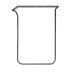 BEQUER VIDRO BOROSILICATO FORMA BAIXA (GRIFFIN) SEM GRADUACAO 10ML