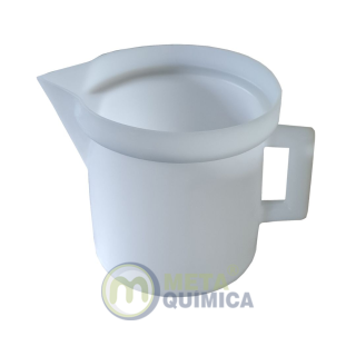 Jarra PE Graduado no Molde Cor Branca Capacidade 7L (caneco PE Graduado)