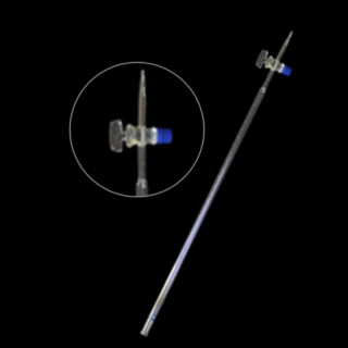 Bureta Graduada Incolor com Torneira de Teflon 100mL - Classe A