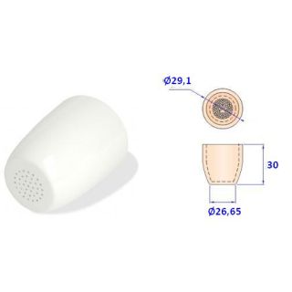 CADINHO TIPO GOOCH DE PORCELANA FORMA ALTA CAPACIDADE 10ML - UGA-010 - UNILAB