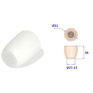 CADINHO TIPO GOOCH DE PORCELANA FORMA ALTA CAPACIDADE 17ML - UGA-017 - UNILAB