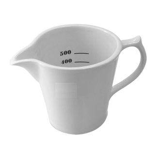 Caneca de Porcelana Graduada 125ml - Chiarotti (bequer com Alca Nao Graduado/jarro)