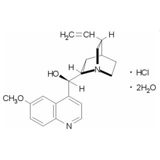 Cloridrato de Quinina (2H2O) 10g - Sigma Aldrich Formula C20H24N2O2 • HCl • 2H2O CAS 6119-47-7