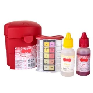 KIT TESTE CLORO E PH