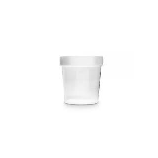 Coletor 80ml Com Tampa Branca e Pá Não Estéril 500un