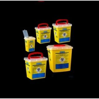 Coletor Rigido Para Perfurocortantes Amarelo Capacidade 3L