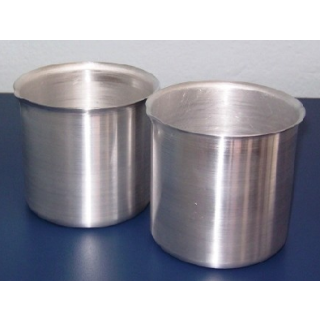 Copo com Bico Aluminio Capacidade 100ml Dimensoes 05x05cm (bequer)