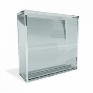 CUBA CROMATOGRAFICA PARA PLACAS 25X25X14CM COM TAMPA (CUBA RETANGULAR 250X250X140MM)