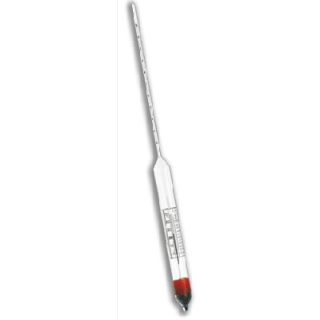 Densimetro Sacarimetro de Brix 30/70:0,5g/ml com Termometro 0+50:1C HG