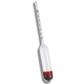 DENSIMETRO MASSA ESPECIFICA  1,000/1,060:0,001G/ML 160+5MM AFERIDO A 20C