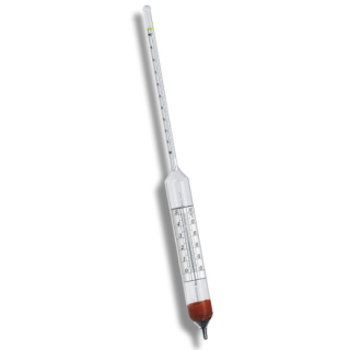 DENSÍMETRO ÓLEOS MINERAIS 0,600/0,650:0,0005 300MM COM TERMÔMETRO 0+50:1C LV