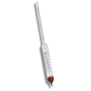 Densimetro Oleos Minerais 0,900/0,950:0,0005 300mm com Termometro 0+50:1C HG (petroleo e Seus Derivados / Oleo Mineral)