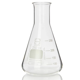 Frasco Erlenmeyer Vidro Graduado Boca Estreita 1000mL